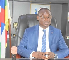 Ministre des Mines et de la Géologie de la République Centrafricaine. Acteur engagé pour la valorisation durable des ressources naturelles, il œuvre pour renforcer la transparence, la gouvernance et l’attractivité du secteur minier centrafricain.