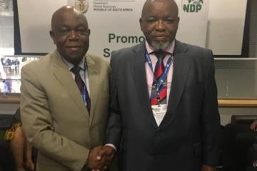 PARTICIPATION DE LA DELEGATION DU MINISTERE DES MINES ET DE LA GEOLOGIE DE LA REPUBLIQUE CENTRAFRICAINE AU FORUM INTERNATIONAL  MINING INDABA 2019