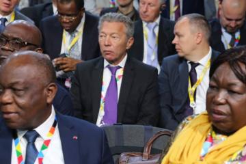 Le Ministre Léopold MBOLI FATRAN a participé au Forum économique Russie-Afrique qui s’est tenu à SOTCHI en Russie